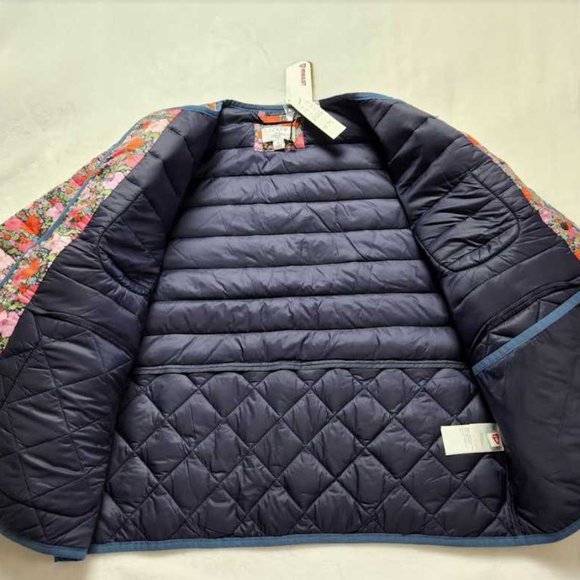 New women's S J Crew quilted lady jacket in Liberty Meadow Song floral - Picture 6 of 12